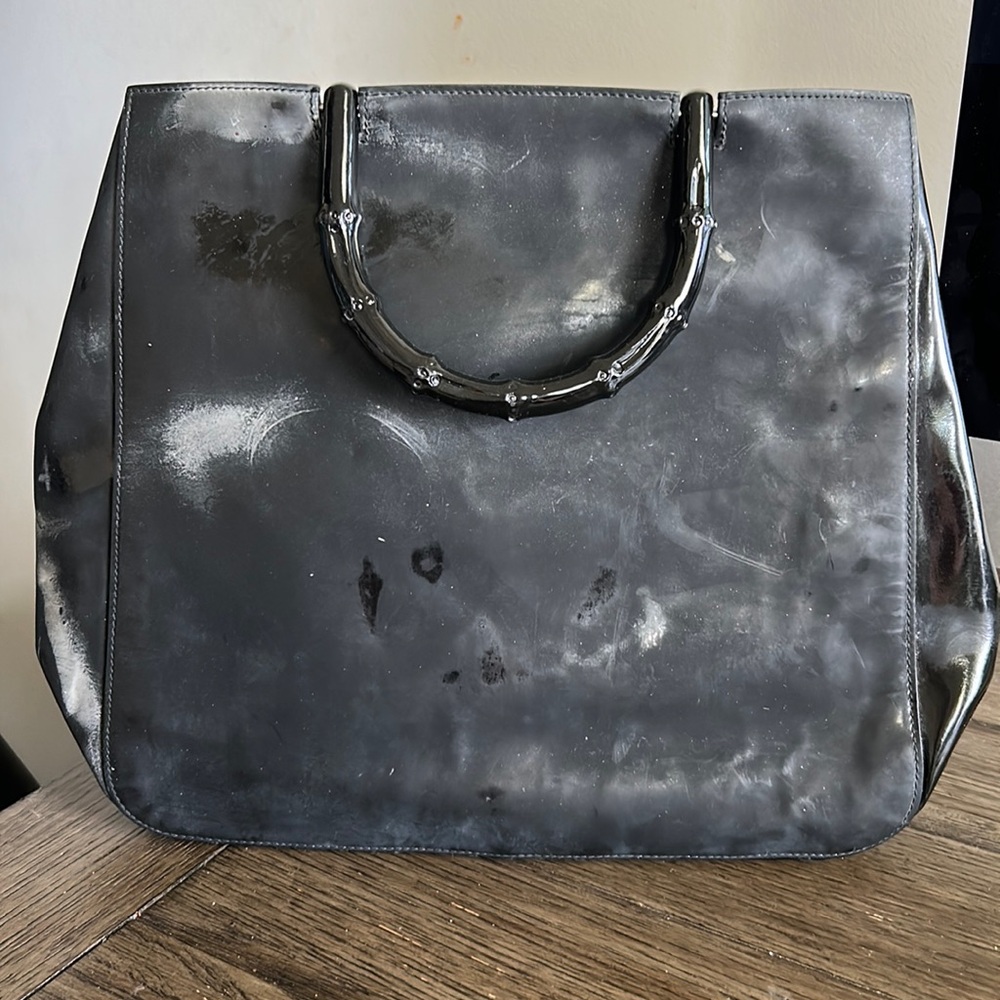 Gucci Bamboo Leather Tote - Picture 2 of 15